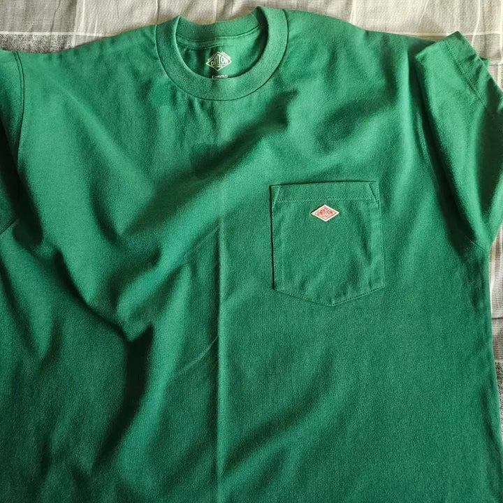 [BUNJANG] DANTON Short Sleeve T-Shirt Green / 단톤 반팔