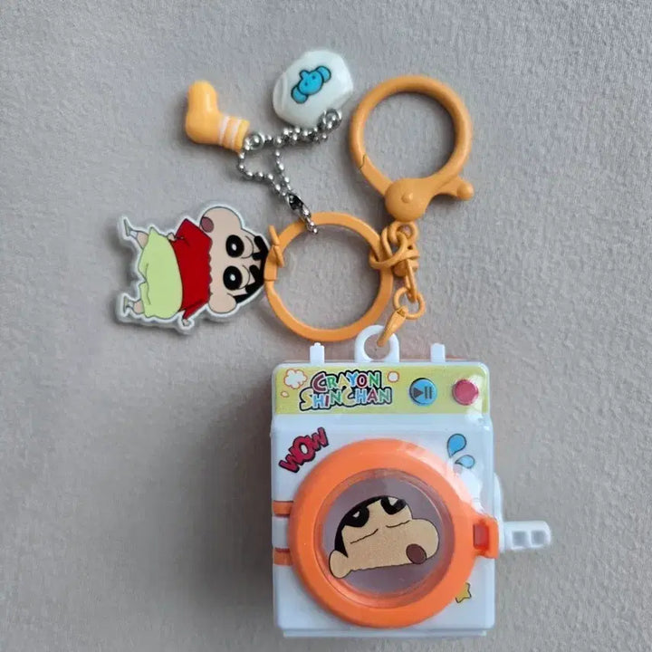[BUNJANG] Crayon Shin-chan Washing Machine Keychain / 짱구 세탁기 키링