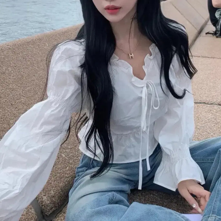 [BUNJANG] Feminine Blouse / 블라우스