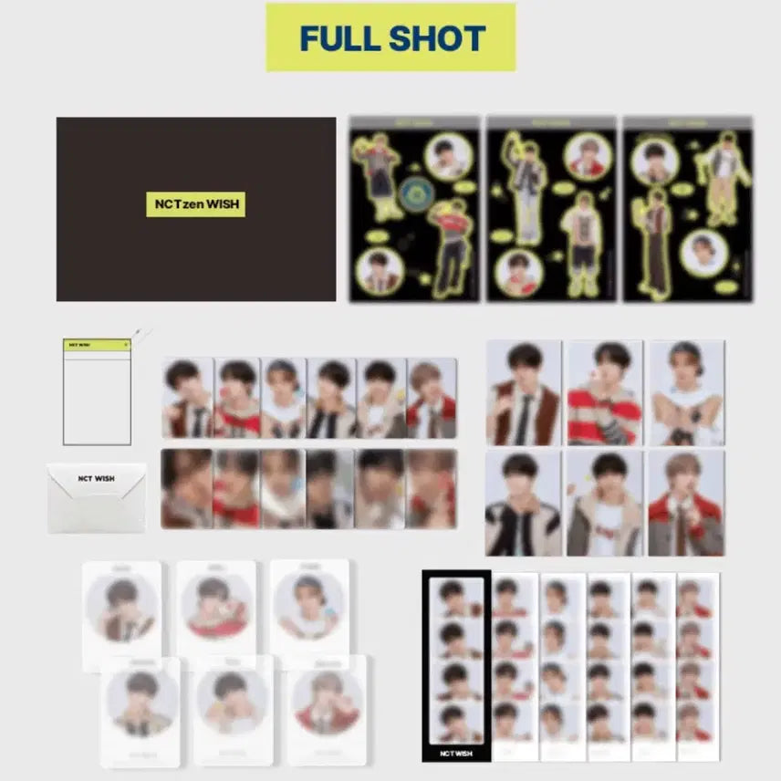 [BUNJANG] NCT WISH Membership Kit Yushi Sticker Set / NCT WISH 엔시티 위시 멤버십 키트 유우시 양도 판매