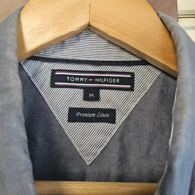 [BUNJANG] Tommy Hilfiger Premium Linen Shirt - Size 100 / 타미힐피거 프리미엄 리넨 셔츠 100