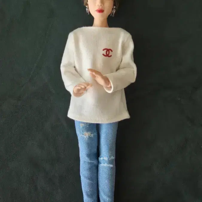 [BUNJANG] BTS Jimin Doll Chanel Sweatshirt Bundle Set / bts 방탄소년단 지민 인형