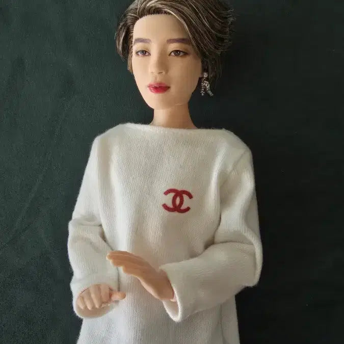 [BUNJANG] BTS Jimin Doll Chanel Sweatshirt Bundle Set / bts 방탄소년단 지민 인형
