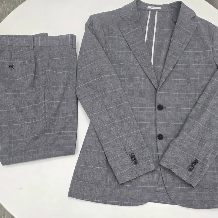 [BUNJANG] Andz Checked Suit Set / [드라이완료] 앤드지 체크 정장 세트