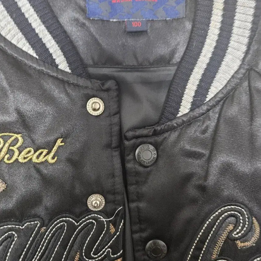 [BUNJANG] MLB New York Yankees Black Baseball Jacket / MLB 뉴욕 양키스 블랙 야구 점퍼
