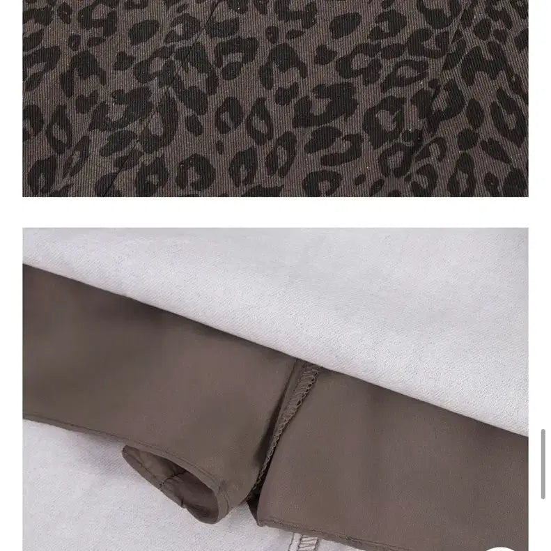 [BUNJANG] Slowand Leopard Mini Skirt L / 슬로우앤드 레오파드 미니스커트L