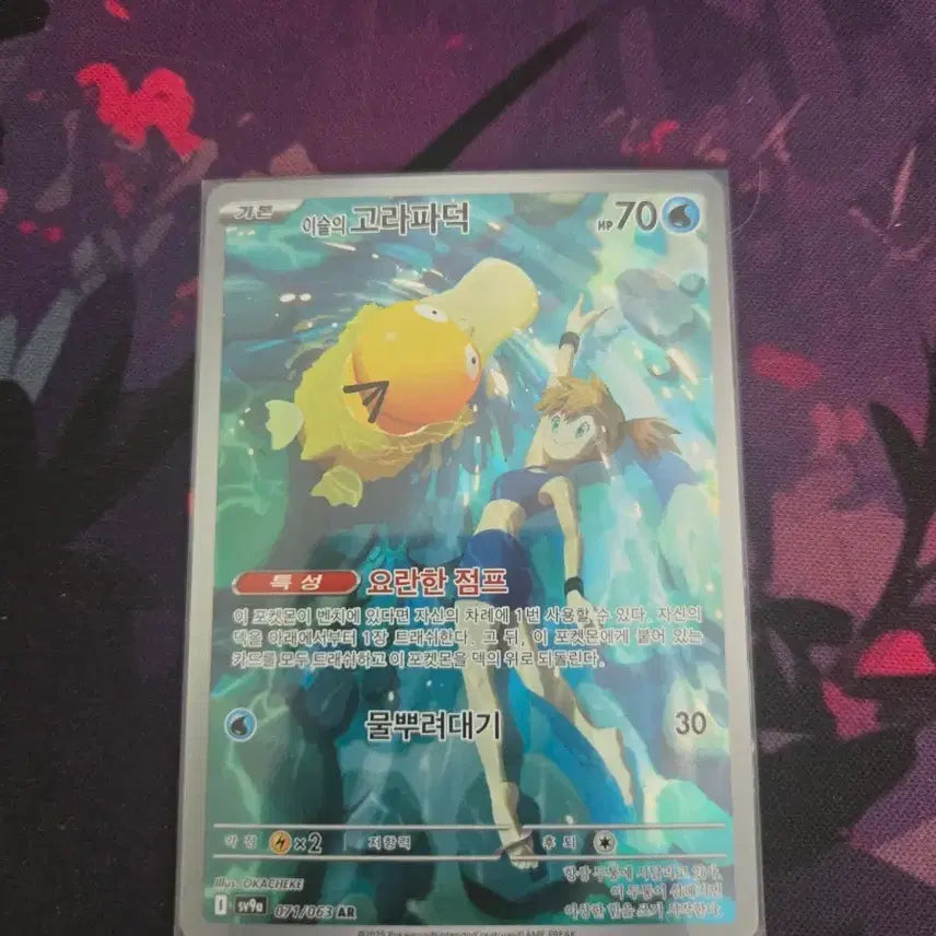 [BUNJANG] Pokemon Card Dewgong AR / 포켓몬카드 이슬의 고라파덕 AR