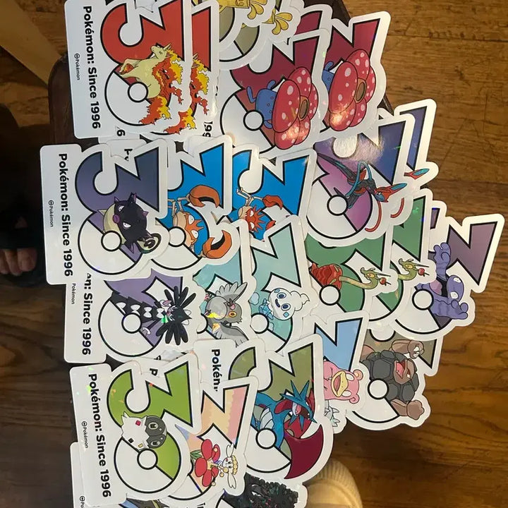 [BUNJANG] Pokemon 30th Anniversary Logo Sticker Collection / 포켓몬 30주년 로고 스티커 컬렉션 교환 및 양도