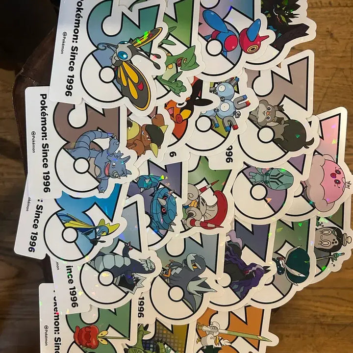 [BUNJANG] Pokemon 30th Anniversary Logo Sticker Collection / 포켓몬 30주년 로고 스티커 컬렉션 교환 및 양도