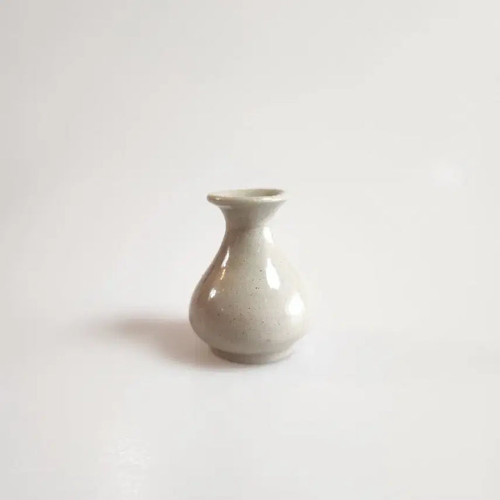 [BUNJANG] Joseon Dynasty Early Gwanyo Ware Celadon Vase / 골동품 조선시대 초기 관요사기 명기주병