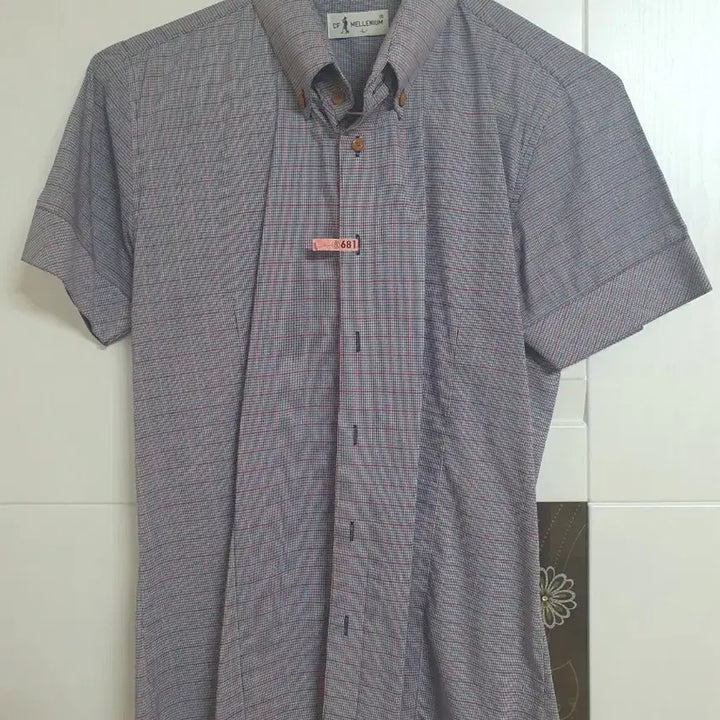 [BUNJANG] Check Pattern Short Sleeve Shirt / 체크패턴 반팔 셔츠