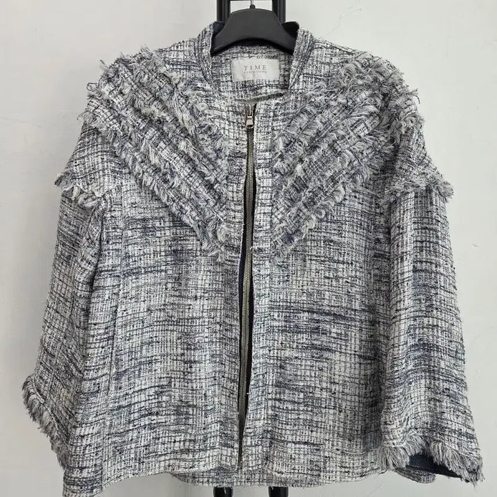 [BUNJANG] TIME Tweed Blouson Jacket / 정품 타임 TIME 트위드 블루종 자켓