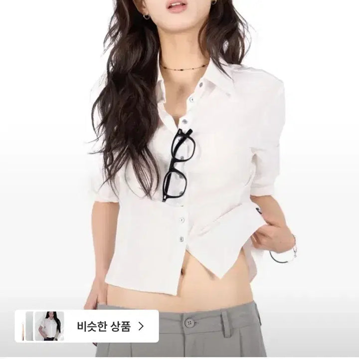 [BUNJANG] LITKIM Tencel Mid-Sleeve 7-Button Shirt / 릿킴 텐셀 미드 슬리브 셔츠 7부셔츠