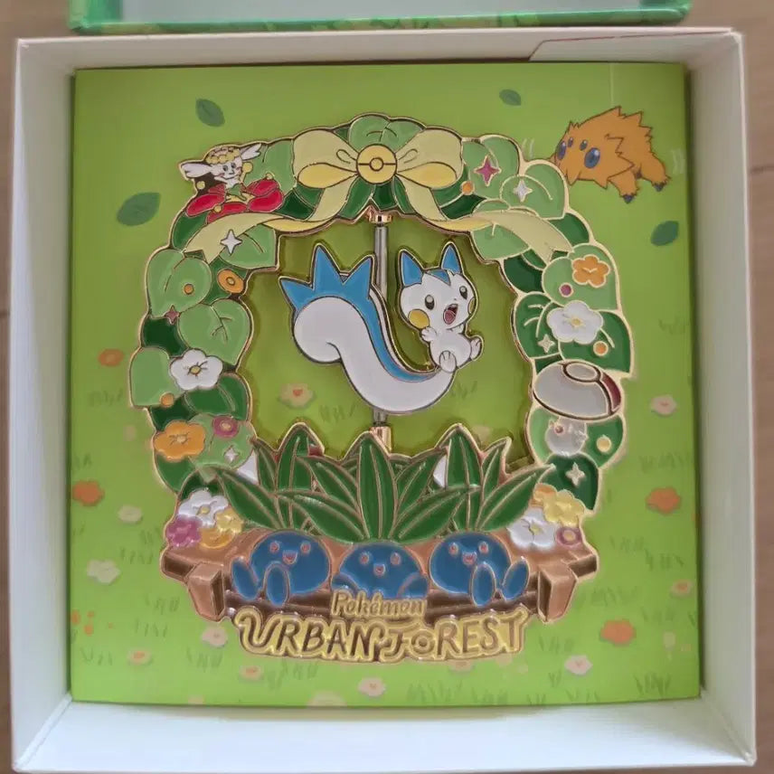 [BUNJANG] Pokemon Urban Forest Pachirisu Metal Badge Set / 파치리스 포켓몬 서울숲 Urban Forest 금속 뱃지