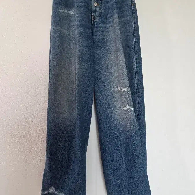 [BUNJANG] MM6 Maison Margiela Wide Leg Denim Pants Size 26 / MM6 메종 마르지엘라 와이드 데님 26