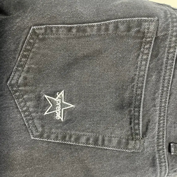 [BUNJANG] Supreme 26ss Regular Fit Black Denim Pants / 26ss 슈프림 레귤러 진 블랙 데님 팬츠 새상품