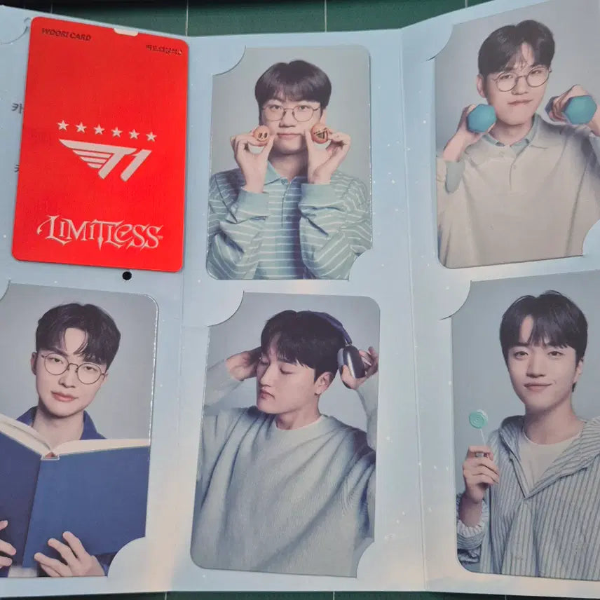 [BUNJANG] Woori Card T1 Card + 5 Photocards / 우리카드 T1 카드+포토카드 5개 6만원에 팝니다.