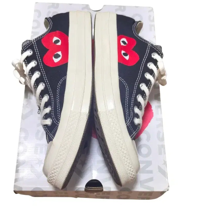 [BUNJANG] Comme des Garçons x Converse Chuck 70 Low Black (UK 9) / [정품/풀박스] 꼼데가르송 x 컨버스 척 70 로우 블랙 (275)
