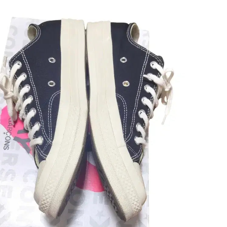 [BUNJANG] Comme des Garçons x Converse Chuck 70 Low Black (UK 9) / [정품/풀박스] 꼼데가르송 x 컨버스 척 70 로우 블랙 (275)