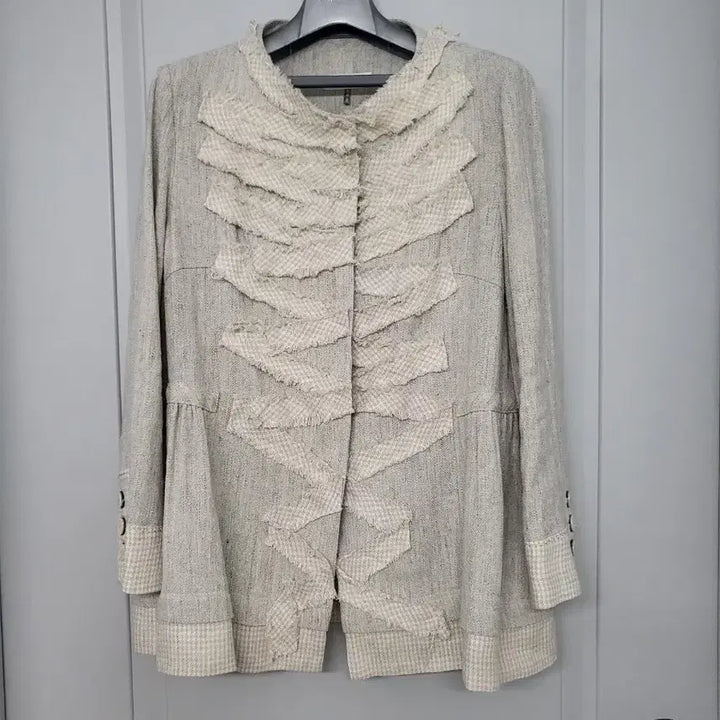 [BUNJANG] Son Jung Wan Tweed Frill Jacket / 손정완 트위드 프릴 자켓