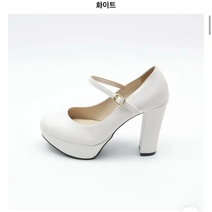 [BUNJANG] Handmade Mary Jane Platform Heels (11cm) - Wedding Shoes for Petite Women / 가보시 메리제인 11cm 통굽힐 웨딩슈즈 키작녀 수제화 고품질