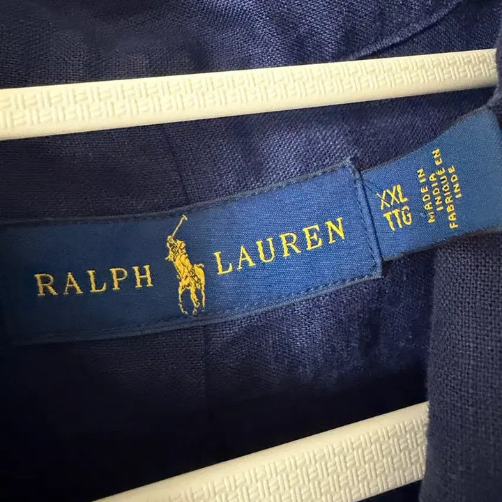 [BUNJANG] Polo Ralph Lauren Navy Linen Shirt / 폴로 랄프로렌 네이비 린넨셔츠