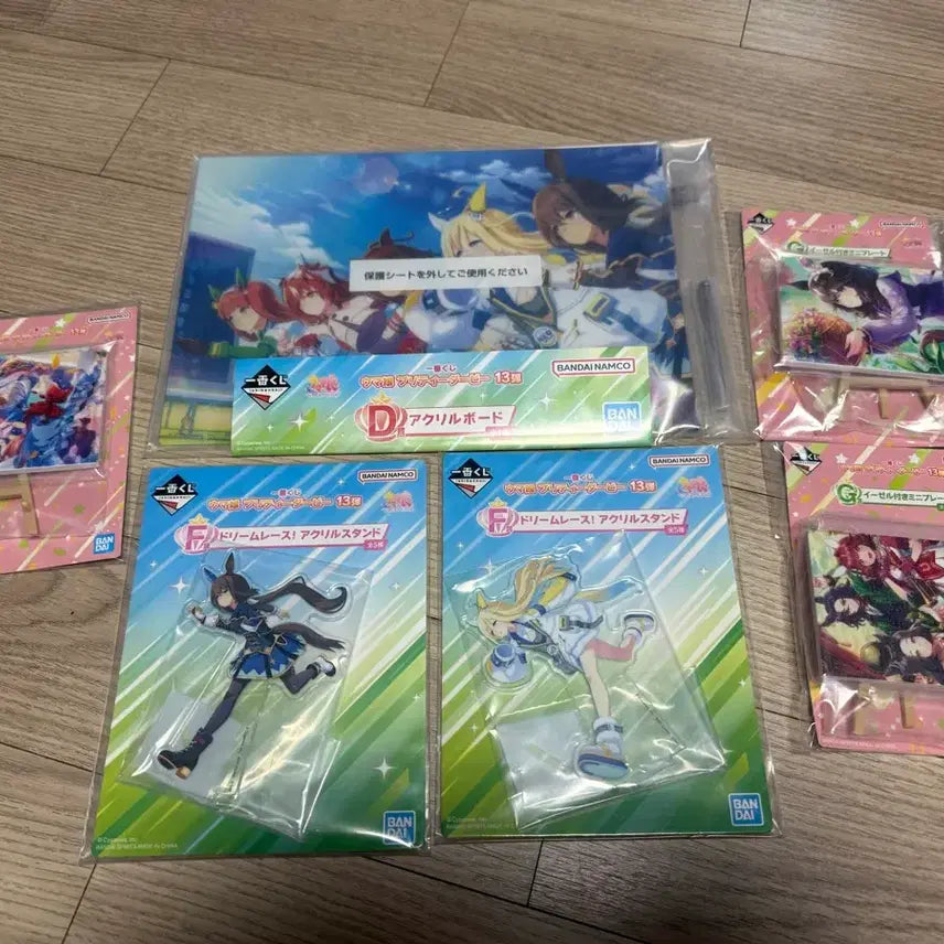 [BUNJANG] Prize D, F, G Set Umamusume Unsealed Bundle Set / (미개봉 일괄)제일복권 우마무스메 D상,f상,G상 새상품
