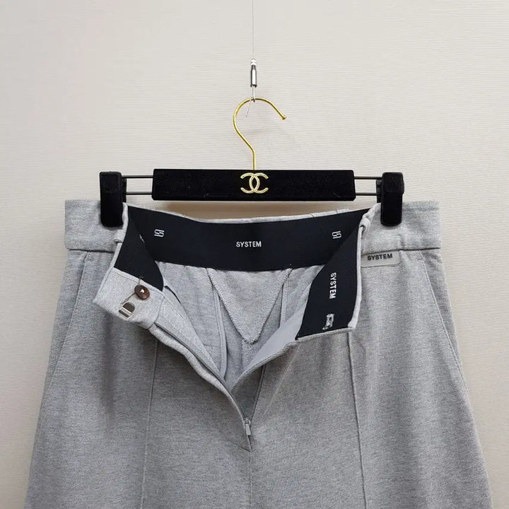 [BUNJANG] System 2023 Wide Banding Knit Pants / 한섬 시스템 2023 와이드 밴딩 니트 팬츠 67-98사이즈