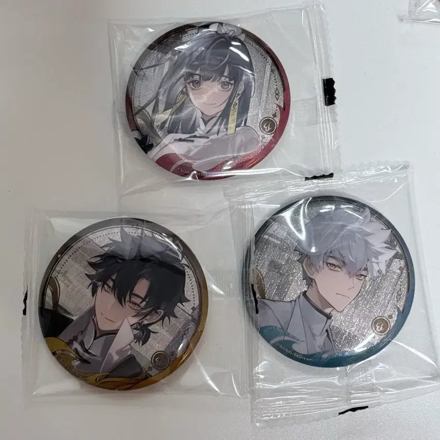 [BUNJANG] Time Agent Xiao Shi &amp; Guang Zhao Ling Can Badge Set / 시광대리인 청샤오시 루광 챠오링 캔뱃지 세트 정품