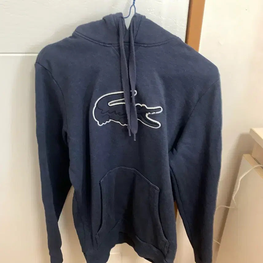 [BUNJANG] Lacoste Navy Blue Hoodie / 라코스테 네이비블루 후드티