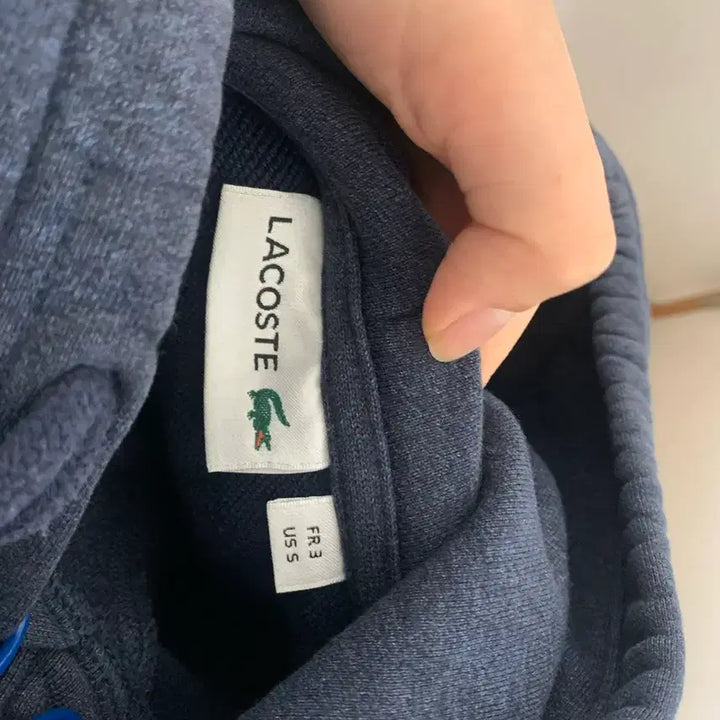 [BUNJANG] Lacoste Navy Blue Hoodie / 라코스테 네이비블루 후드티