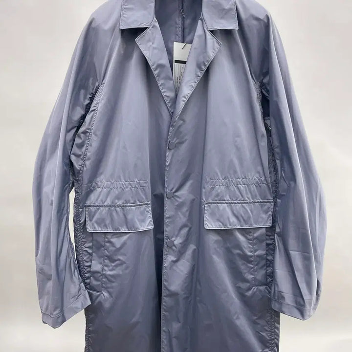 [BUNJANG] System Homme Blue Trench Coat / 시스템옴므 블루 트렌치코트