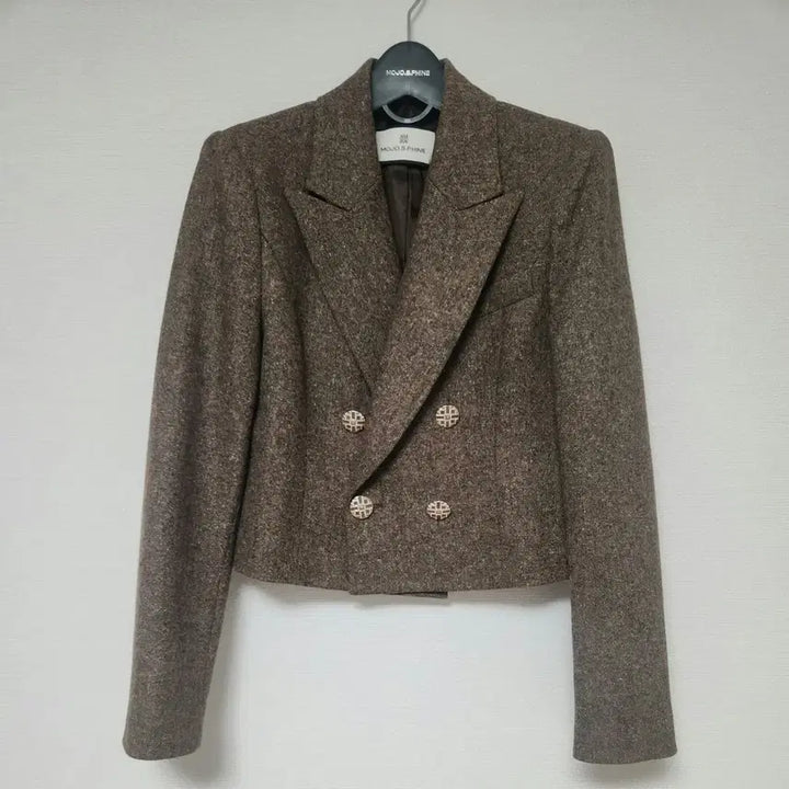 [BUNJANG] MOJO.S.PHINE Italian Fabric Cropped Double Jacket / [새상품급] 모조에스핀 이탈리아 패브릭 크롭 더블자켓 55