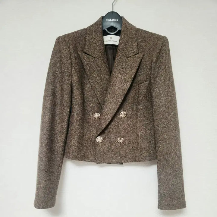 [BUNJANG] MOJO.S.PHINE Italian Fabric Cropped Double Jacket / [새상품급] 모조에스핀 이탈리아 패브릭 크롭 더블자켓 55