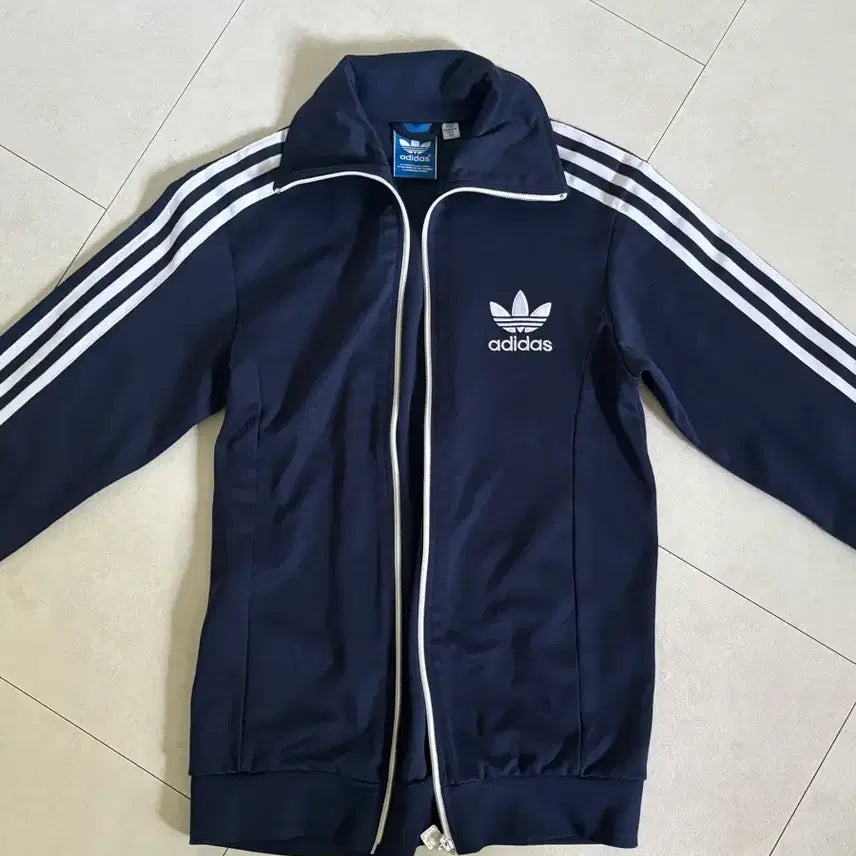 [BUNJANG] Adidas Pavetrak Track Top Jersey Navy / 아디다스 유료파 트랙탑 져지 90 네이비
