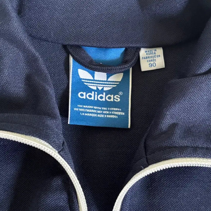 [BUNJANG] Adidas Pavetrak Track Top Jersey Navy / 아디다스 유료파 트랙탑 져지 90 네이비