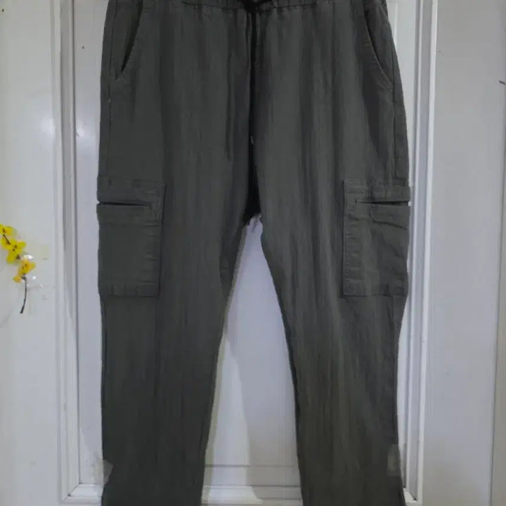 [BUNJANG] Comfortable Cargo Banding Baggy Pants / 봄  여름  핏이이쁜 카고  스판 밴딩 베기통바지  깨끗해요