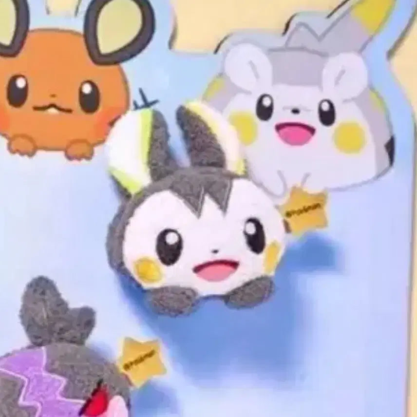 [BUNJANG] Pokemon 30th Anniversary Mirror Mascot Smart Tok Emolga / 포켓몬스터 미러 마스코트 스마트톡 에몽가 포켓몬 30주년 성수 가챠