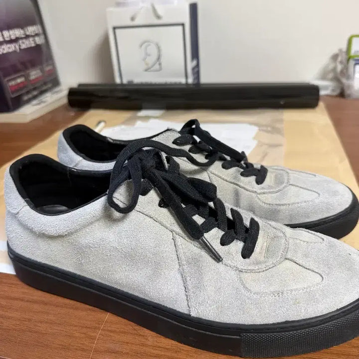 [BUNJANG] MMRB x Entrance German Army Sneakers White Suede Size 280 / mmrb x 엔트런스 독일군 화이트 280사이즈