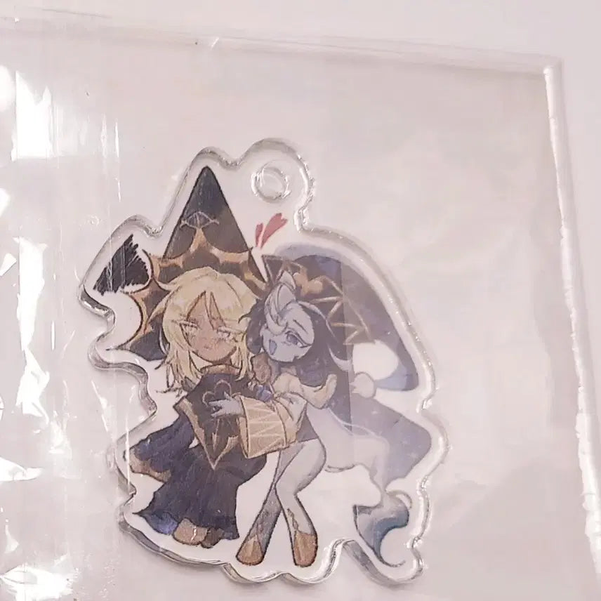 [BUNJANG] Cookie Run Kingdom Shadow Milk Pure Vanilla Acrylic Keychain / 쿠키런 킹덤 쉐도우밀크 퓨어바닐라 아크릴 키링 비공굿