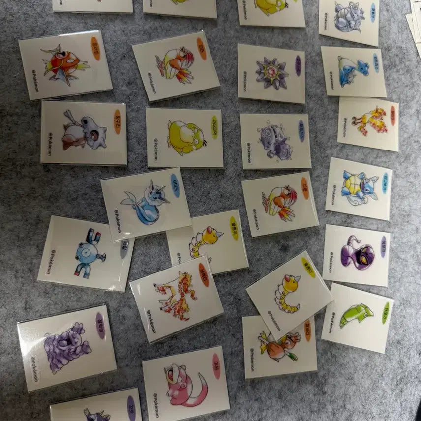 [BUNJANG] Pokemon 30th Anniversary Sticker Bundle / 포켓몬 30주년 띠부씰 일괄 판매