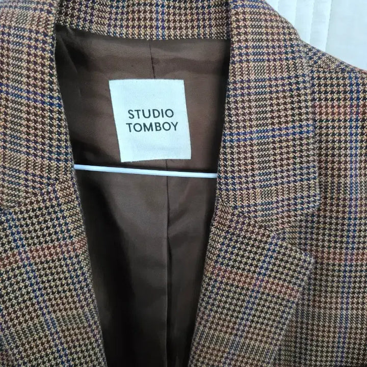 [BUNJANG] Studio Tomboy Check Pattern Jacket / 스튜디오톰보이 체크 패턴 자켓