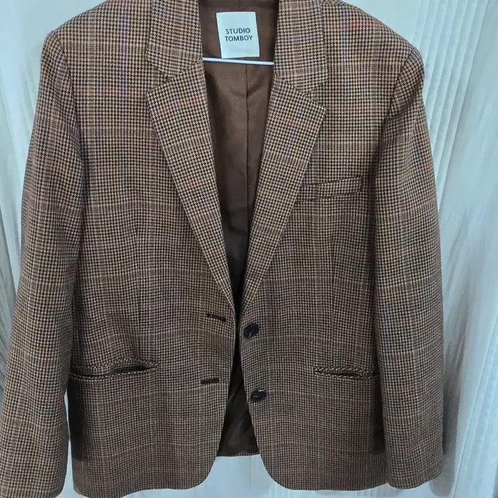[BUNJANG] Studio Tomboy Check Pattern Jacket / 스튜디오톰보이 체크 패턴 자켓