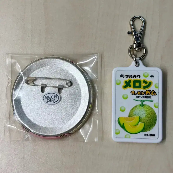[BUNJANG] Rukawaz KAWAII GALS Can Badge &amp; Melon Japan Keychain / Rukawaz KAWAII GALS 캔뱃지, 멜론 일본 키링