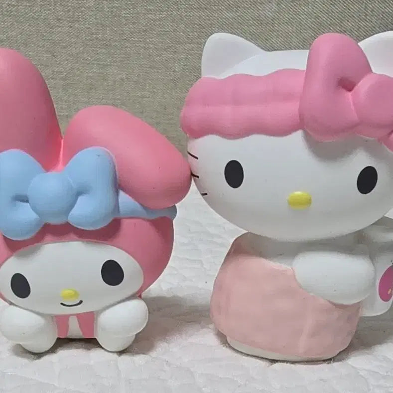 [BUNJANG] Sanrio Hello Kitty &amp; My Melody Mini Figure Set / 산리오 헬로키티 마이멜로디 미니 피규어 세트