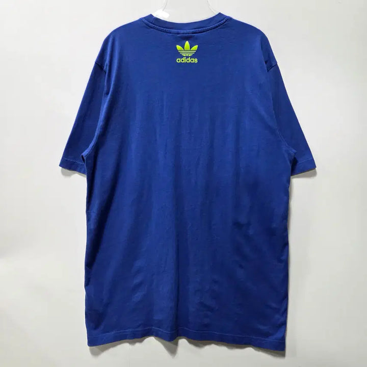 [BUNJANG] Adidas Blue Graphic Metaverse Short Sleeve T-Shirt (L) / 아디다스 블루 그래픽 메타버스 반팔 티셔츠 L 26051310
