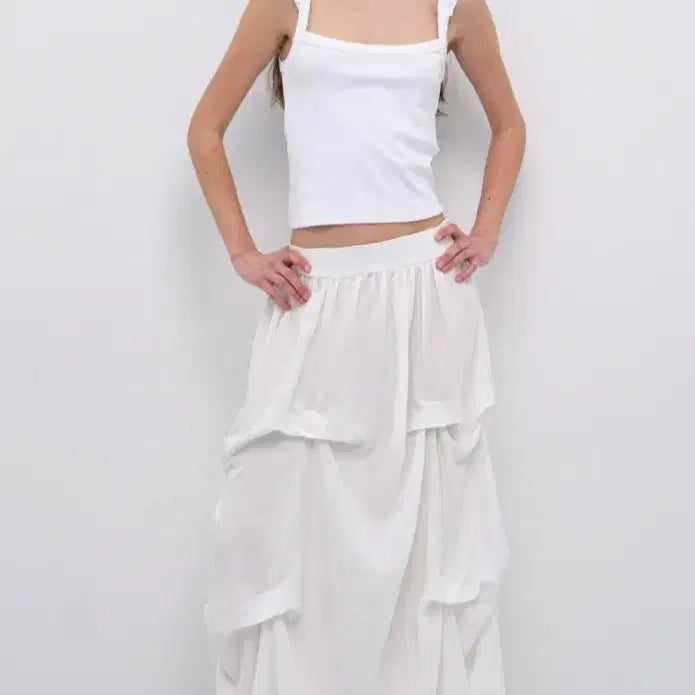 [BUNJANG] CERRIC Volume Long Skirt / 세릭 CERRIC  볼륨 롱스커트 1size