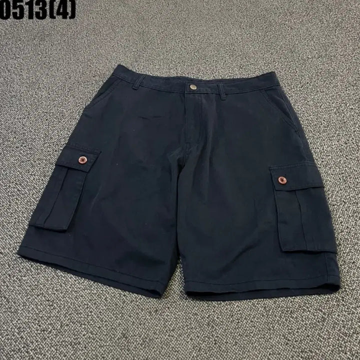 [BUNJANG] Navy Cargo Shorts / 네이비 카고 반바지 숏팬츠