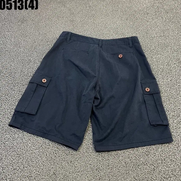 [BUNJANG] Navy Cargo Shorts / 네이비 카고 반바지 숏팬츠
