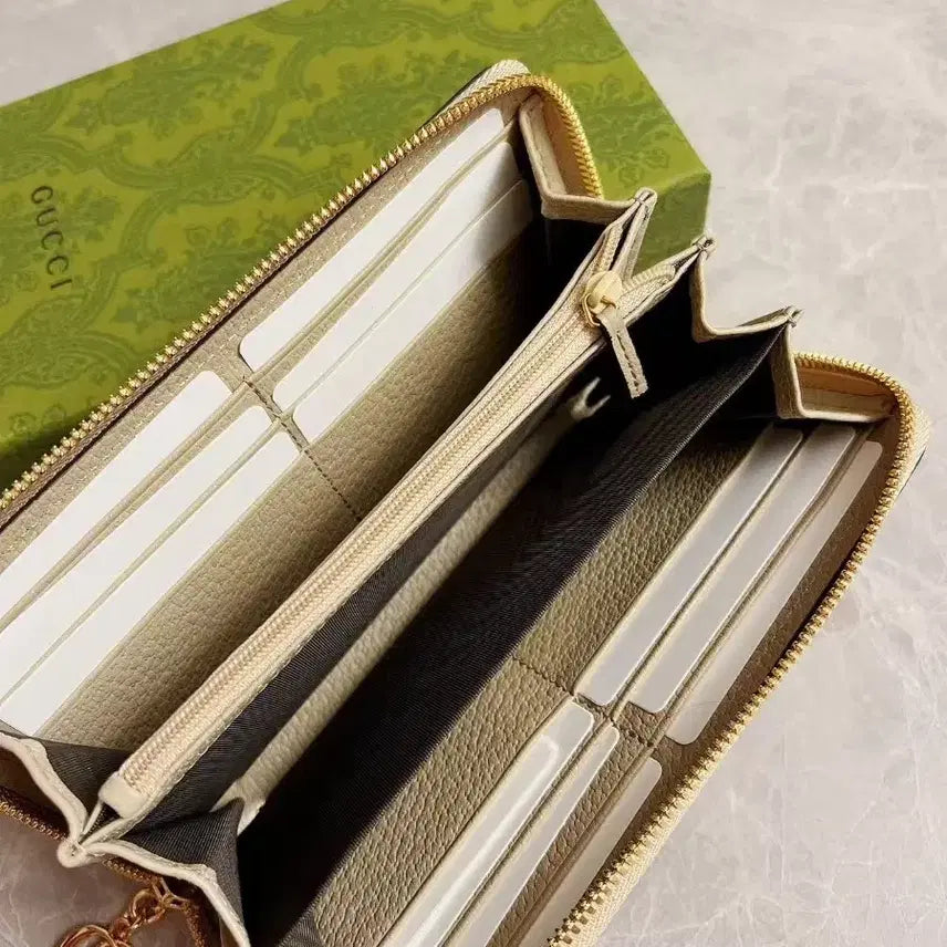 [BUNJANG] Gucci GG Pattern Zip Around Long Wallet / 구찌 지퍼 장지갑(GUCCI)